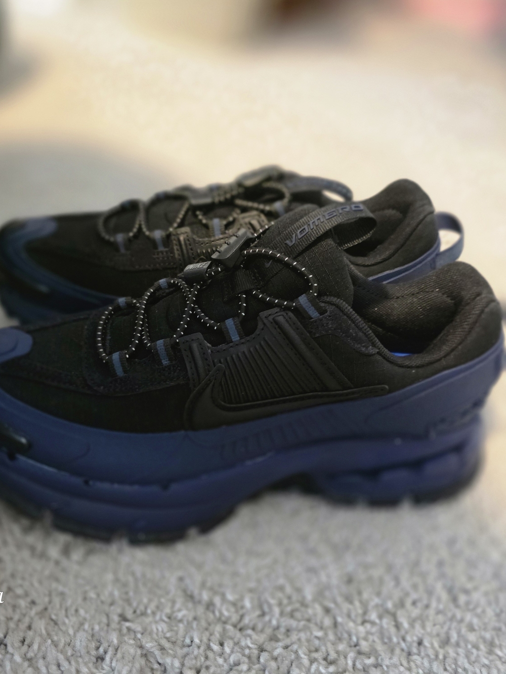 Nike Air Max Platform Sneakers in Black and Navy